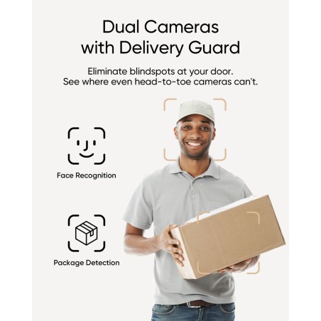 Eufy Video Doorbell 2K - Smart Doorbell with Crystal Clear Video & Instant Alerts | Model: 0194644151942